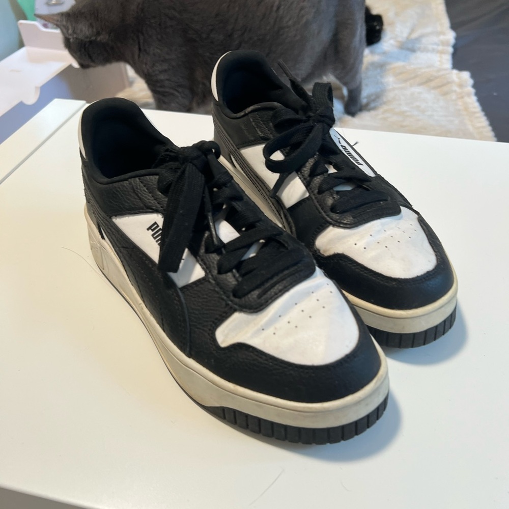 Puma Classic Black and White Shoes